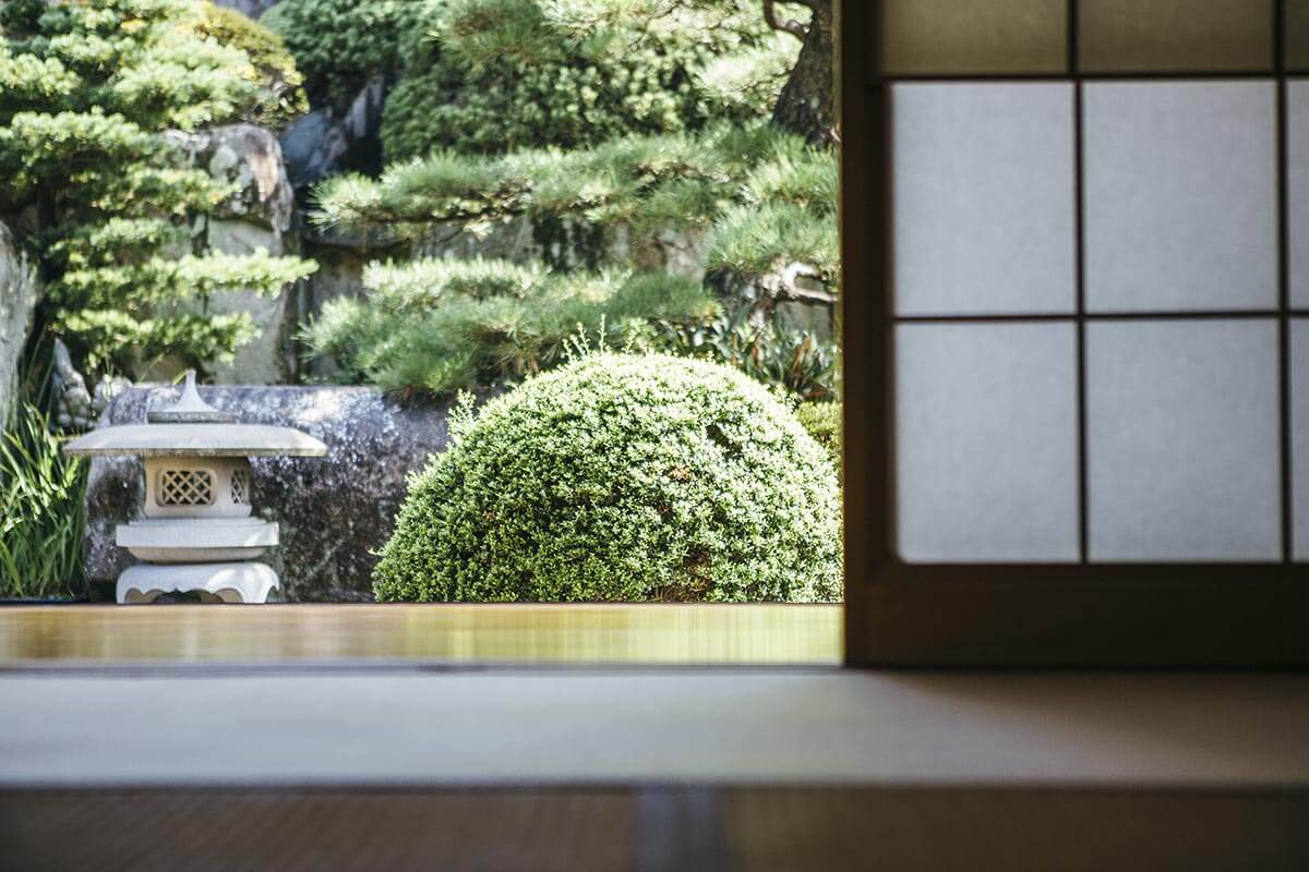 部屋に設けられている扉は雪見障子はゲストからも好評