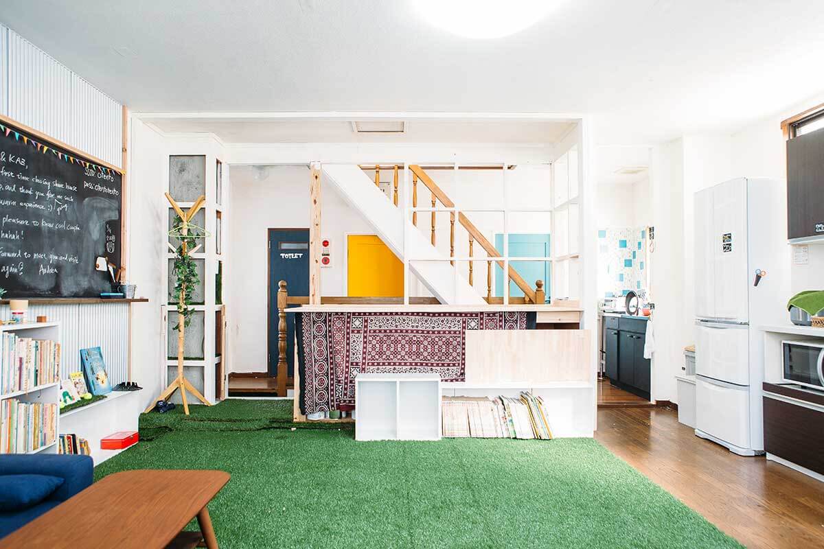 2部屋の宿泊スペースがある、Kazさん、Yuiさんのリスティング