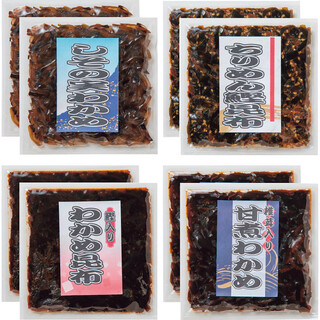 釜炊き佃煮・塩昆布詰合せ(8袋入)
