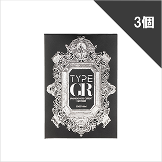 74%OFF】TYPE-GR グラフェンマイクロカレントフェイスマスク×3個 | V