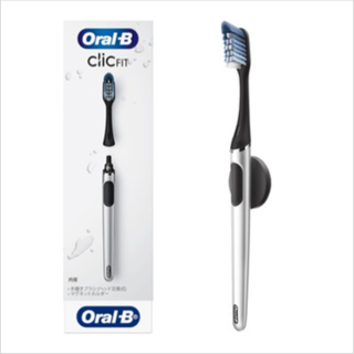 1％OFF】ブラウン オーラルB ClicFIT クロムブラック×2本 | V景品交換