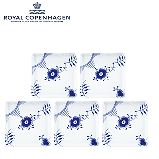 ロイヤル コペンハーゲン ブルーフルーテッド メガ スクエアプレート