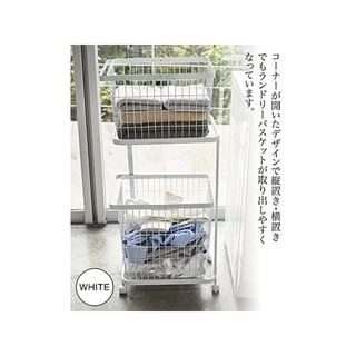 tower ランドリーワゴン＋バスケット ホワイト | V景品交換