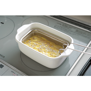 富士ホーロー 角型天ぷら鍋 フライヤーバスケット付き | V景品交換