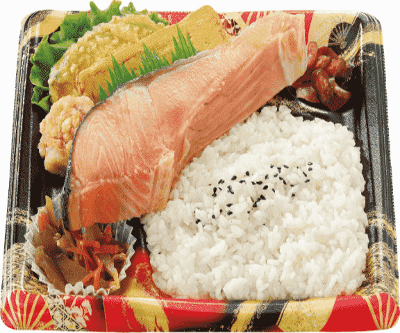 厚切り鮭弁当