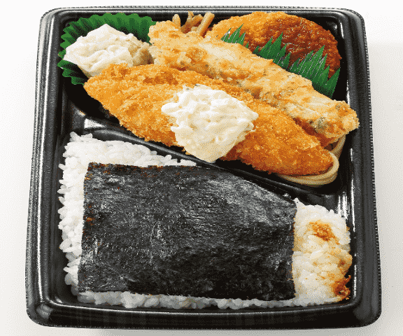 海苔弁当（白身フライ）