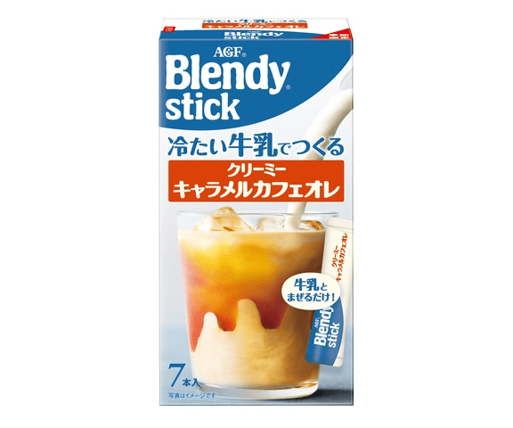 「ブレンディ®」 スティック 冷たい牛乳でつくるクリーミーキャラメルカフェオレ7本