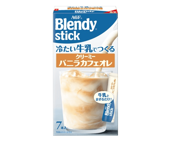 「ブレンディ®」 スティック 冷たい牛乳でつくるクリーミーバニラカフェオレ7本