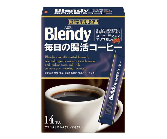 「ブレンディ®」　スティックブラック　毎日の腸活コーヒー 14本