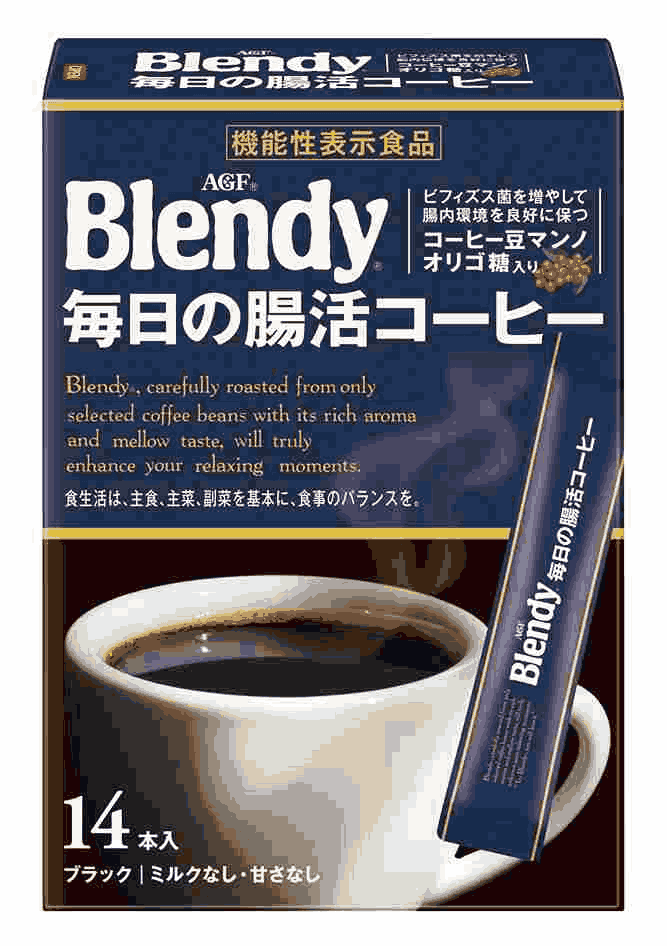 「ブレンディ®」　スティックブラック　毎日の腸活コーヒー１４本